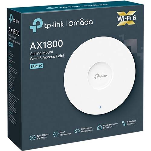 1651485646_IMG_1742854.jpg TP-Link EAP610 V2 AX1800 Wireless Wi-Fi 6 EAP610V2 - Imagen 1