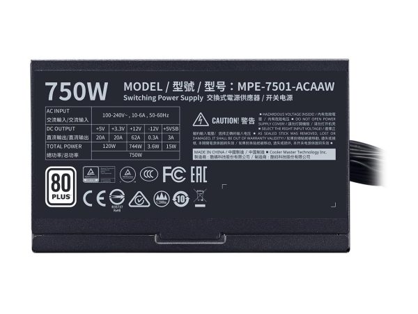 ¡Oferta!  Cooler Master 750W MWE WHITE 80 PLUS MPE-7501-ACAAW - Imagen 3