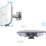 RUIJIE ACCESS POINT Wi-Fi 6 exteriores RG-RAP6260(G)
