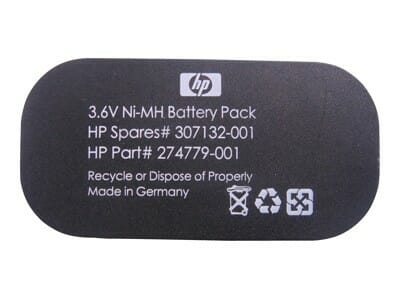 307132-001_large.jpg HP 3.6V NiMH Battery for BBWC Option 274779-001 - Imagen 1