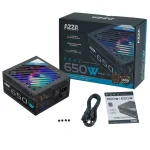 AZZA FUENTE 650W 80 PLUS BRONZE ARGB CA-AZZA-PSU650WD