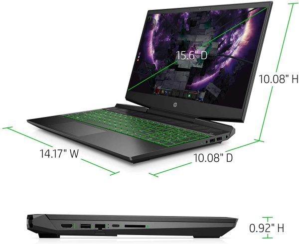 HP Pavilion Gaming Laptop 15-dk0096wm 8GB 256GB SSD GTX 1650 4GB DK0096WM - Imagen 4