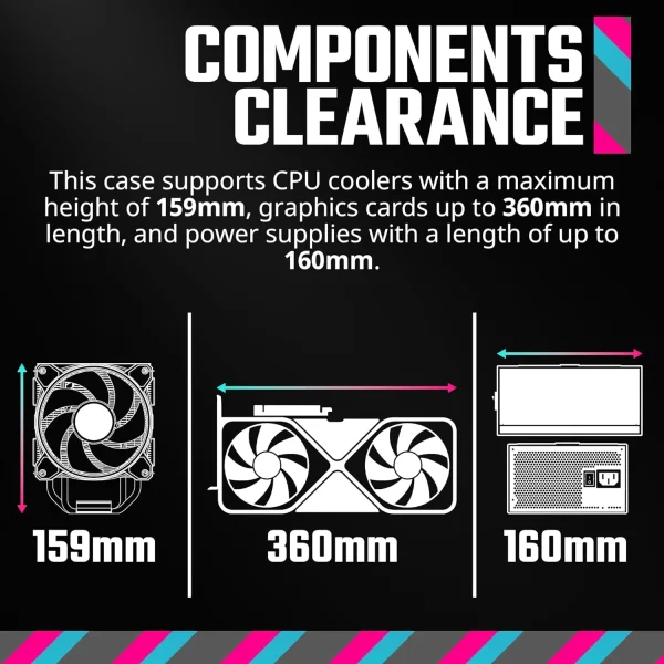 CASE COOLER MASTER Q300L V2 ARGB Q300LV2-KGNN-S01 - Imagen 3