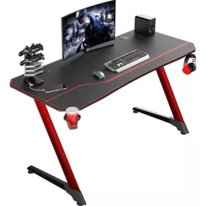 Mesa U-prod Mg01 Gamer Negro / Rojo MG01