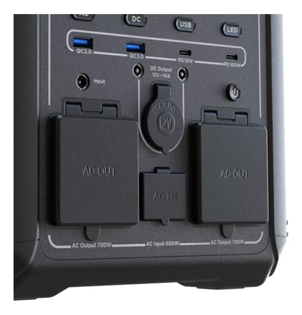 FORZA TITAN 1200W GENERADOR PORTATIL AC 110/120V FPP-T1200 - Imagen 3