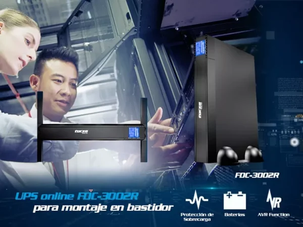 Forza FDC-3002R UPS en línea 3KVA/2700W FDC-3002R - Imagen 3