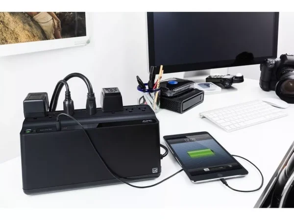 UPS APC BE600M1 600VA 330W 120V USB 7 TOMAS BE600M1-LM - Imagen 3