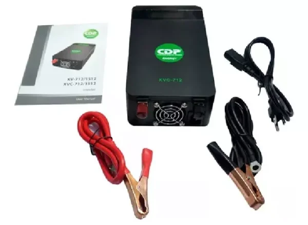 ¡Oferta! CDP INVERSOR CARGADOR 12VDC /110vV 1000W XVC-1512 - Imagen 2