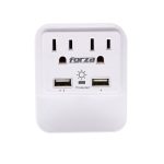 FORZA PROTECTOR 1875W 110V/220V 2 +LUZ NOCTURNA FWT-221USB