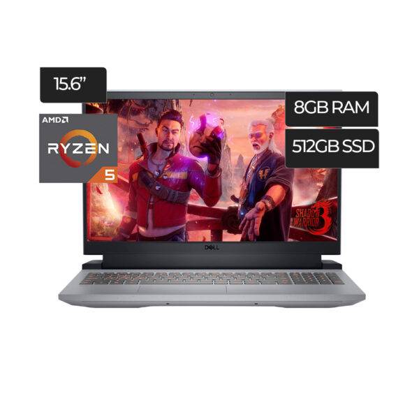 G15RE-A362GRY-PUS-600x600-1.jpg DELL G15 Gaming 5 6600H 8GB 512GB G15RE-A362GRY-PUS - Imagen 1