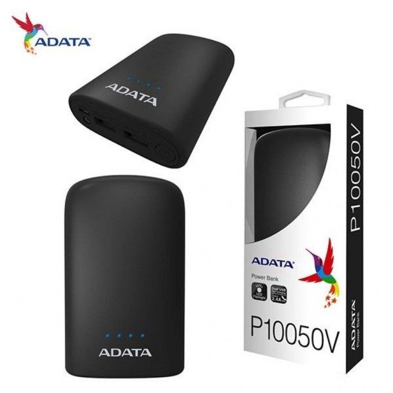 Power-Bank-ADATA-AP10050V-10050-mAh-2-USB-2.4A-Linterna-AP10050V-DUSB-CBL-1.jpg Power Bank ADATA AP10050V 10050 mAh 2 USB 2.4A Linterna AP10050V-DUSB-CBL - Imagen 1