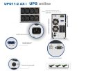 CDP UPO11-2 AX i online UPS 2KVA 220 VOLT UPO11-2 AX i - Imagen 3