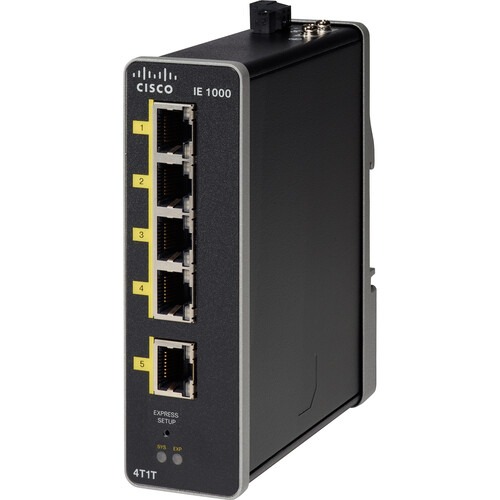 cisco_ie_1000_4t1t_lm_ie_1000_4t1t_lm_industrial_ethernet_1674564952_1664485.jpg ¡Oferta! Cisco IE 1000-4T1T-LM 5-Port 10/100MB Industrial IE-1000-4T1T-LM - Imagen 1