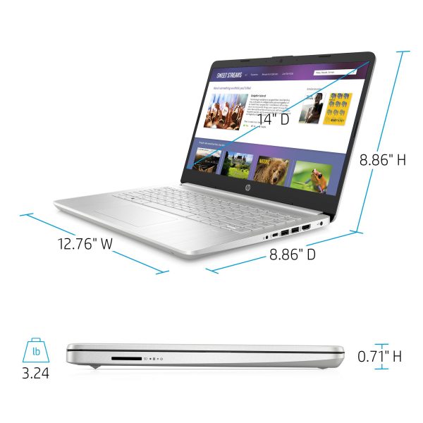 HP 14-DQ2055WM 14" FHD/ I3-1115G4 4GB 256GB SSD 39K15UA#ABA - Imagen 4