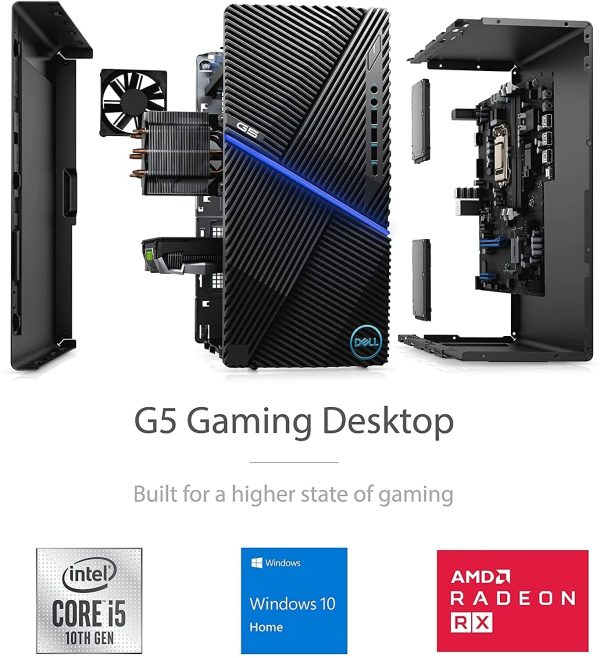 DELL G5 Gaming I5-10400F8GB 512GB SSD M.2  RX5300 3GB D28M-I5-8-512 - Imagen 3