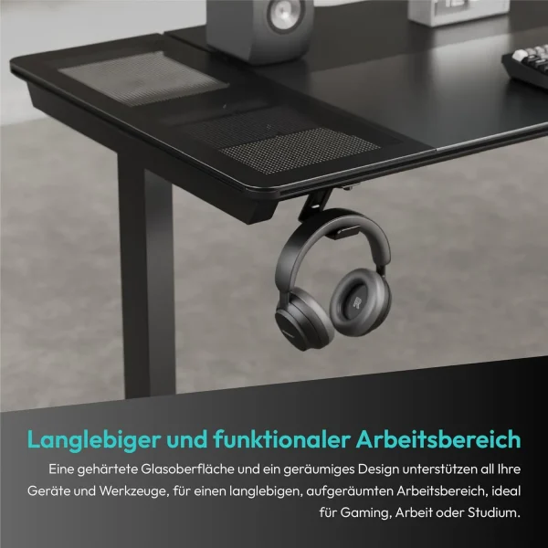 AEROCOOL LAB-X BLACK MESA 170x75CM LAB-X BLACK - Imagen 3