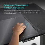 AEROCOOL LAB-X BLACK MESA 170x75CM LAB-X BLACK - Imagen 5