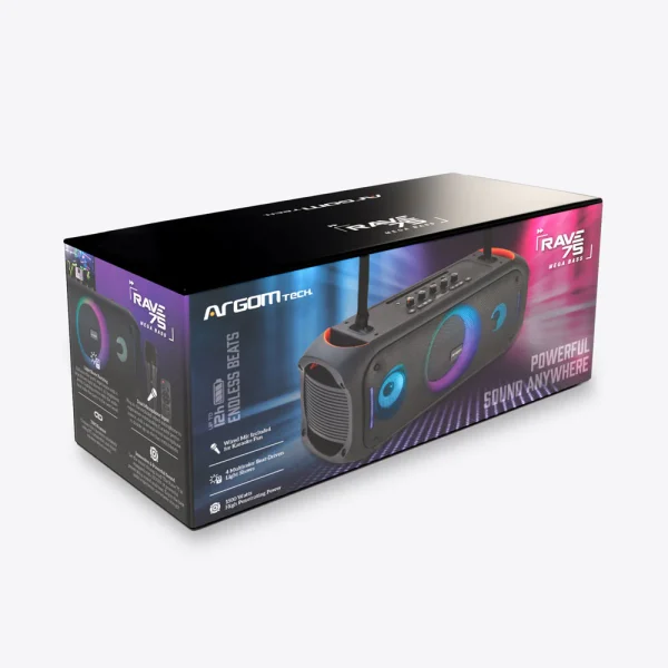¡Oferta! ARGOM RAVE 75 ARG-SP-4075BK/ 800W ARG-SP-4075BK - Imagen 2