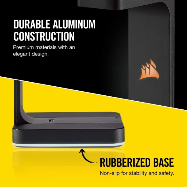 ¡Oferta! CORSAIR SOPORTE  AUDIFONO ST100/ 3.5MM/ RGB/ USB 3.1 CA-9011167-NA-DS - Imagen 3