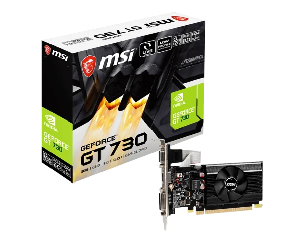 600-1.webp MSI GEFORCE GT730 2GB PCI-e 2.0/ VGA/ DVI/ HDMI N730K-2GD3H/LPV1 - Imagen 1