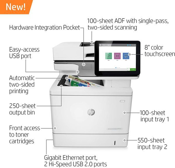 HP Color Laserjet Enterprise M578dn dúplex 7ZU85A - Imagen 2