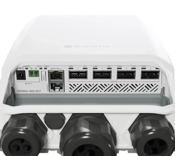 ¡Oferta! MIKROTIK Cloud Router Switch CRS504-4XQ-OUT - Imagen 2