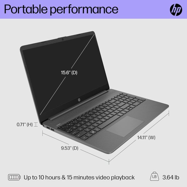 HP DY5023ST CORE I3-1215U 8GB 256SSD 15.6”FHD 8J0Z6UAABA - Imagen 3