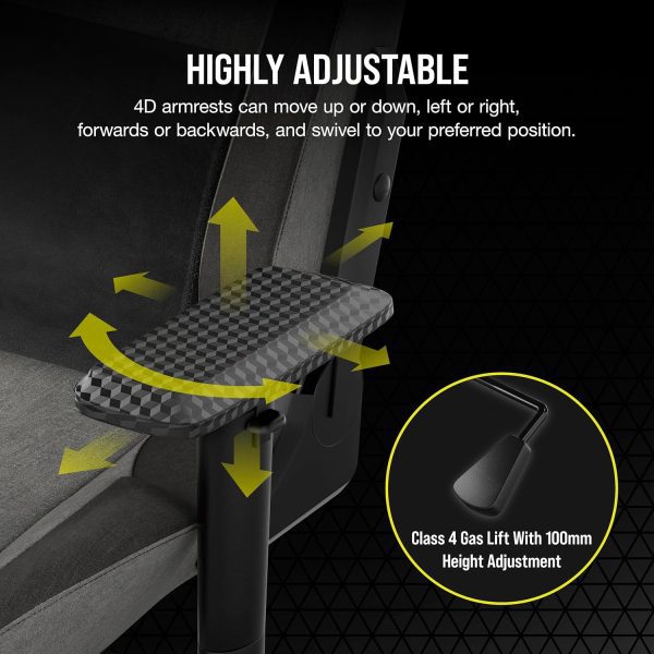 ¡Oferta! CORSAIR SILLA GAMING T3 RUSH CF-9010056-WW-DS - Imagen 5