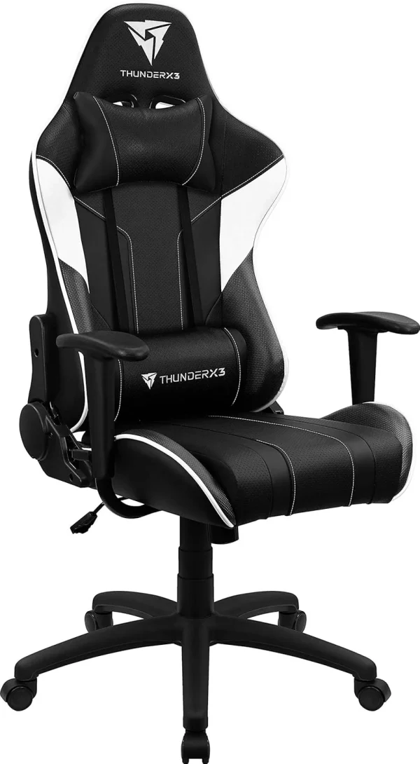 ¡Oferta! AEROCOOL SILLA GAMING THUNDERX3 EC3 EC3-BLACK WHITE - Imagen 6