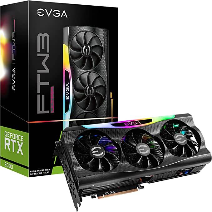 81QuOSSvYAS._AC_SX679_-1.jpg ¡Oferta! EVGA RTX 3090 FTW3 24GB GDDR6X 24G-P5-3987-KR - Imagen 1