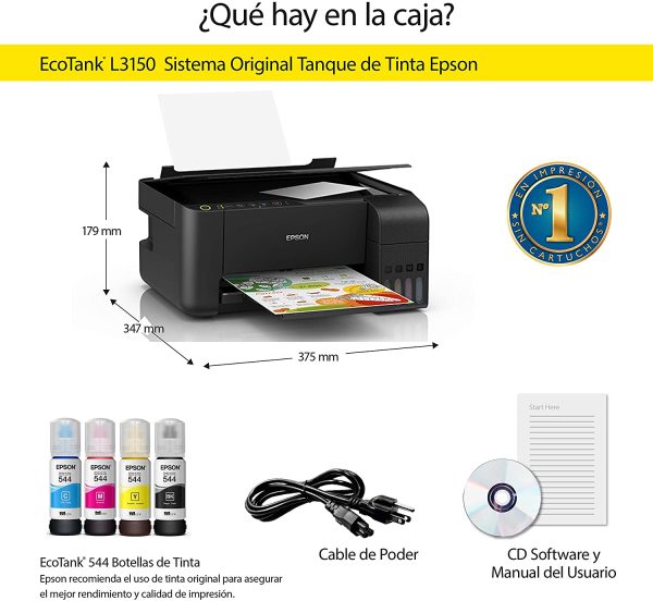 Epson EcoTank L3150 Multifuncional C11CG86301 - Imagen 4