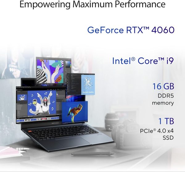 ASUS VIVOBOOK PRO I9 13900H 16GB 1TB RTX 4060 8GB K6602VV-AS96 - Imagen 2