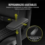 CORSAIR SILLA GAMING TC100 RELAXED TC100 RELAXED NEGRO - Imagen 7