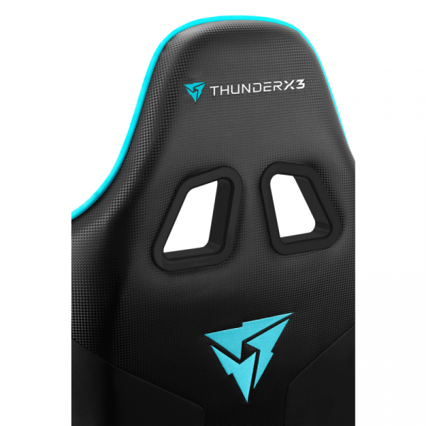 AEROCOOL SILLA GAMING THUNDERX3 EC3 EC3-BLACK CYAN - Imagen 4