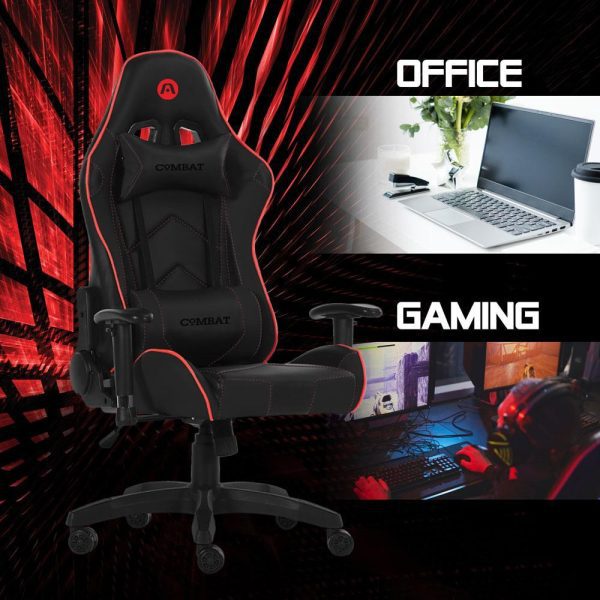 SILLA ARGOM GAMING COMBAT ERGO FX1 ARG-CH-9010BK - Imagen 4