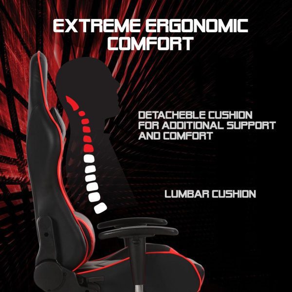 SILLA ARGOM GAMING COMBAT ERGO FX1 ARG-CH-9010BK - Imagen 7