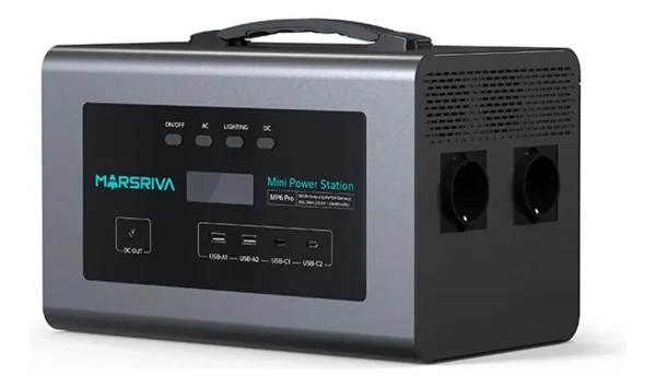 ESTACION PODER  MARSRIVA 600W 25.6V 25600 mAh DC/AC MP6PRO - Imagen 2