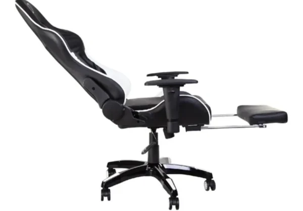 Nibio Silla Gaming Destroyer Cuero Sintetico Negro GC008SWHT - Imagen 3