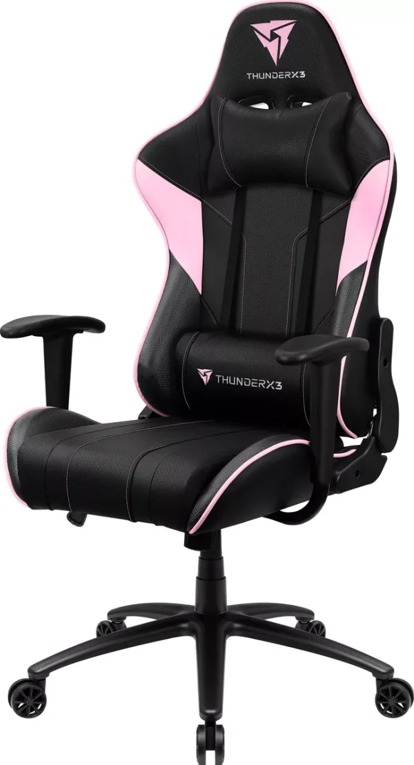 ¡Oferta! AEROCOOL SILLA GAMING THUNDERX3 EC3 EC3-BABY PINK - Imagen 2