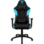 AEROCOOL SILLA GAMING THUNDERX3 EC3 EC3-BLACK CYAN - Imagen 3