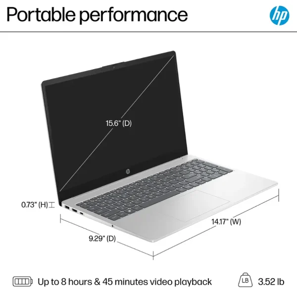 ¡Oferta! HP PORTATIL 15-FD0005 I5-1235U 8GB 512GB  A9PE6UA#ABA - Imagen 3