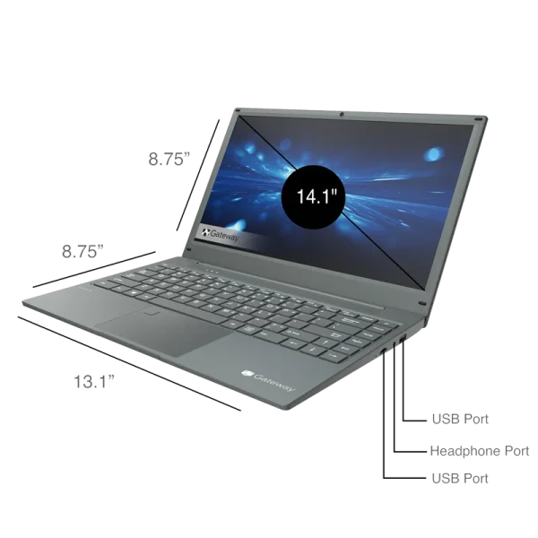 GATEWAY 14" RYZEN 5 3500U 8GB 256GB GWNR51416 - Imagen 2