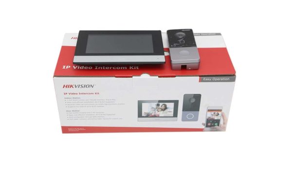 Hikvision KIT DE VIDEO PORTERO IP 2MP Wi-Fi DS-KIS603-P(B) - Imagen 3