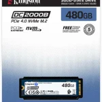 KINGSTON 480GB SSD PCIe 4.0 NVMe M.2 ENTERP SEDC2000BM8/480G