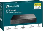 ¡Oferta! TP-Link NVR VIGI 8 CANALES PoE  H265+ NVR1008H