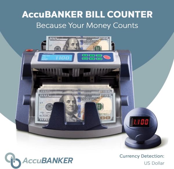 ¡Oferta! AccuBANKER AB1100PLUS CONTADORA DE BILLETES AB1100PLUS - Imagen 2
