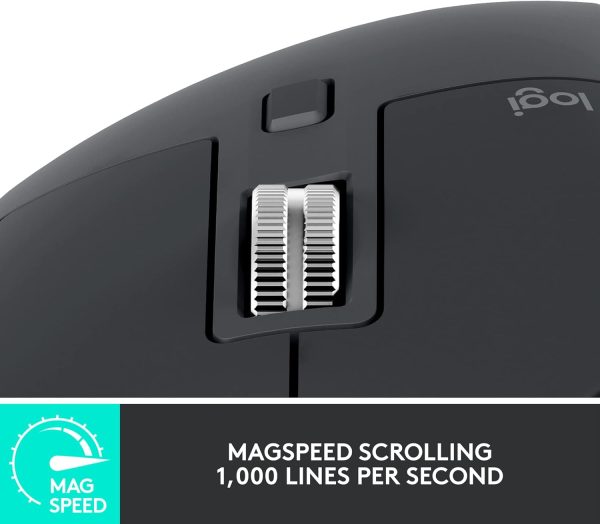 LOGITECH MX MASTER 3S 8000DPI 7 BOTONES 910-006561 - Imagen 2
