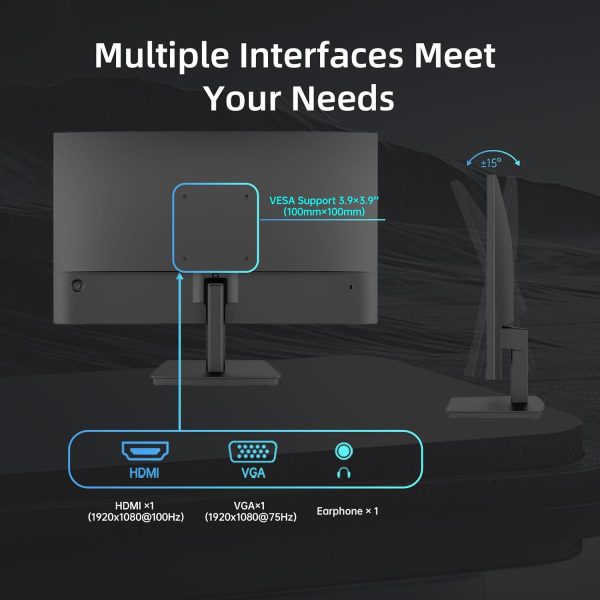 MONITOR KTC 24" GAMING FHD E-LED 1920 x 1080 100Hz 24DY750 - Imagen 2