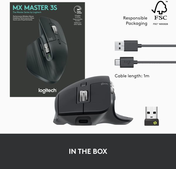 LOGITECH MX MASTER 3S 8000DPI 7 BOTONES 910-006561 - Imagen 5