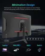 MONITOR KTC 27" GAMING CURVO QHD E-LED 2560 x 1440 27SG850 - Imagen 2